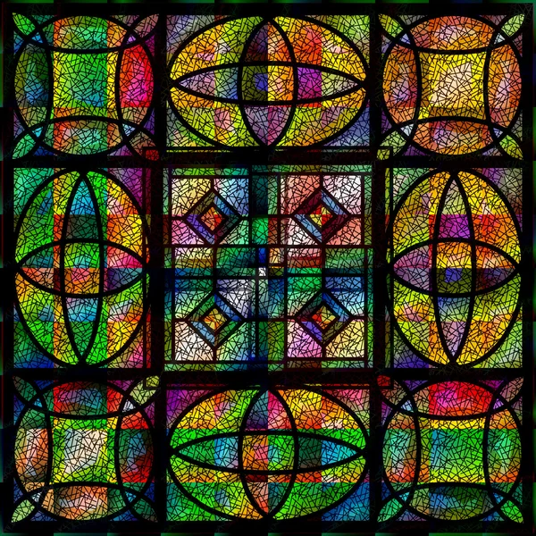 Beautiful church stained glass — Stock Photo, Image