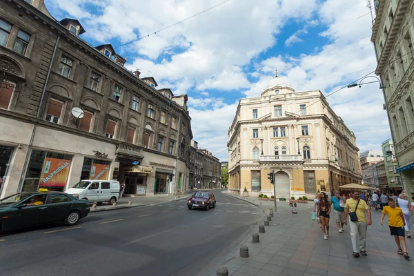 Ulica w Sarajewie — Zdjęcie stockowe