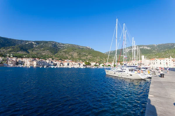 Boats in the port — Stock Photo, Image