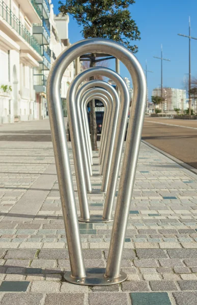 Cremalheira de bicicleta — Fotografia de Stock