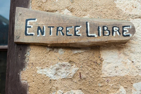 Entree Libre — стокове фото