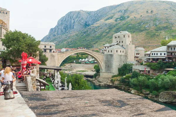 Old bridge in Mostar, Bosnia — Stock Photo, Image