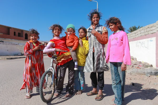 Kinderen op de stree — Stockfoto