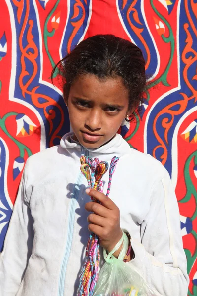 Street seller in Egypt — Stock Photo, Image