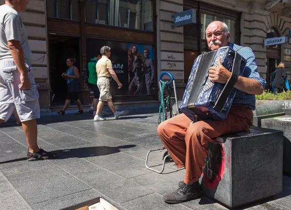 Street performer — Stock Photo, Image