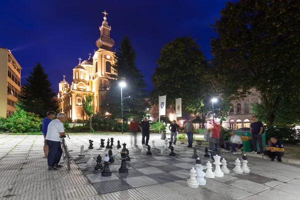 Xadrez de rua — Fotografia de Stock