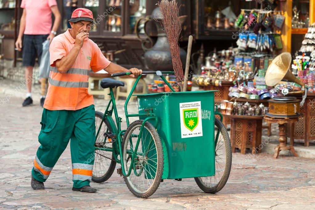 Waste collector Stock Editorial Photo © paulprescott 38817587
