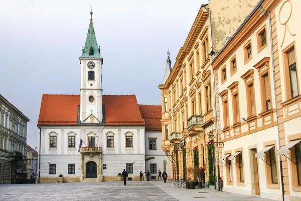 Varazdin de stad hall — Stockfoto