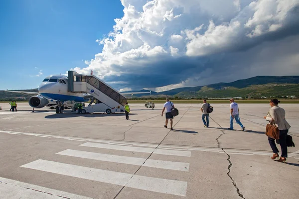 Split airport — Stock Photo, Image