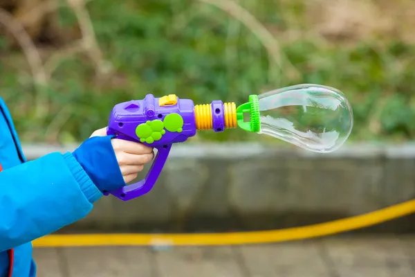 Soap bubble gun — Stock Photo, Image