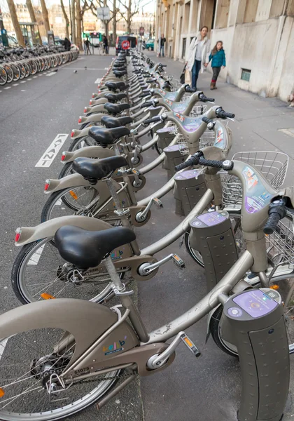 Bicicletas Velib — Foto de Stock