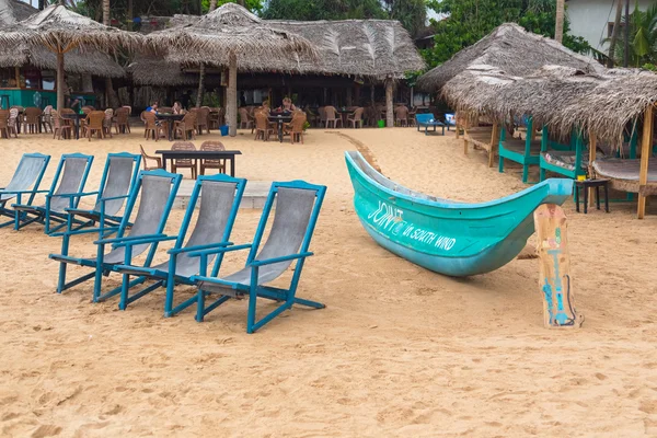 Lounge-Bar am Strand von Hikkaduwa — Stockfoto