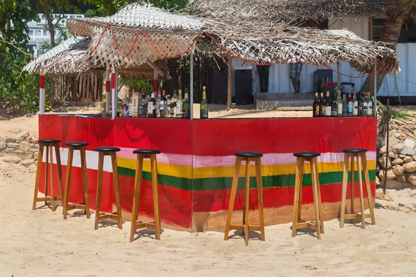 Пляжный бар на пляже Хакадува — стоковое фото