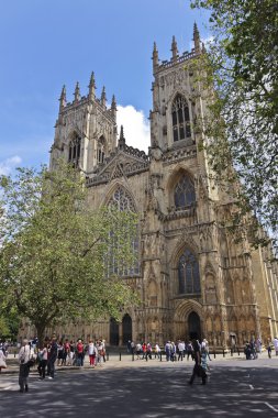 york minster Batı kuleleri görünümü