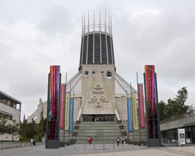 liverpool metropolitan Katedrali'nde bir göz