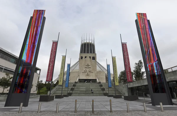 A Look at the Liverpool Metropolitan Cathedral — Stock Photo, Image