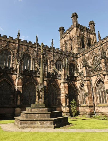 Una mirada a la catedral de Chester, Cheshire, Inglaterra — Foto de Stock