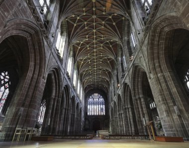 A Look Inside Chester Cathedral, Cheshire, England clipart