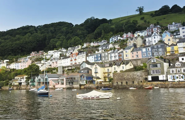 Een schot van dartmouth huizen, devon, Engeland — Stockfoto