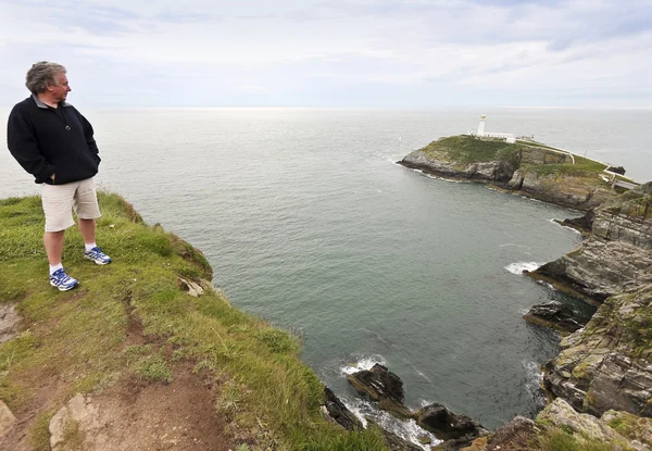 A View of South Stack Lighthouse, Wales — Stock Photo, Image