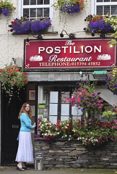 Μια προβολή του postilion εστιατορίου, τέφρα δρόμου — Φωτογραφία Αρχείου