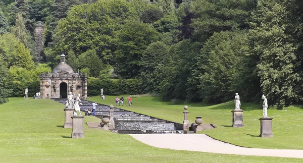 A View of the Chatsworth House Cascade, England — Stock Photo, Image