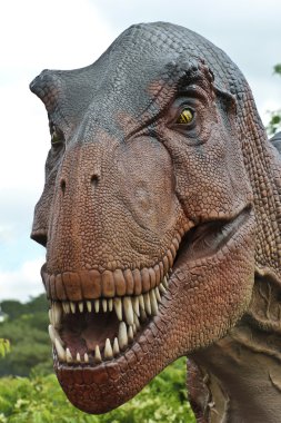 Kretase ormanda bir tyrannosaurus AVI