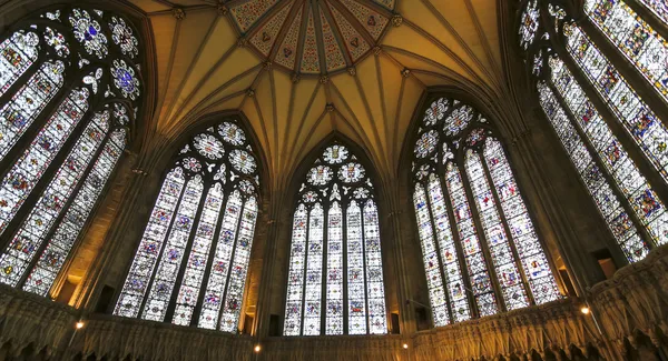 Utsikt över york minster kapitel huset — Stockfoto