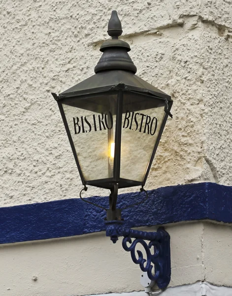 A Shot of an Old Bistro Lamp — Stock Photo, Image