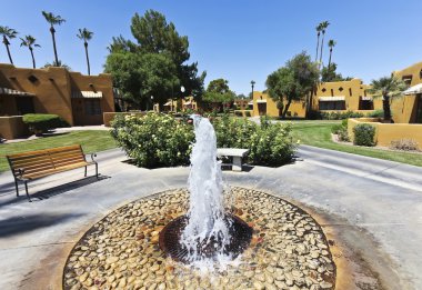Kızılderili çadırı, litchfield park, arizona, bir çeşme