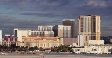 mccarran Uluslararası Havaalanı'na Venedikli bir görünüm