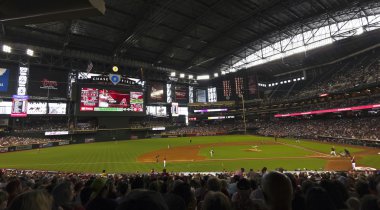 A Diamondbacks Giants Game at Chase Field clipart