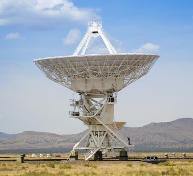 A Very Large Array Scene in New Mexico clipart