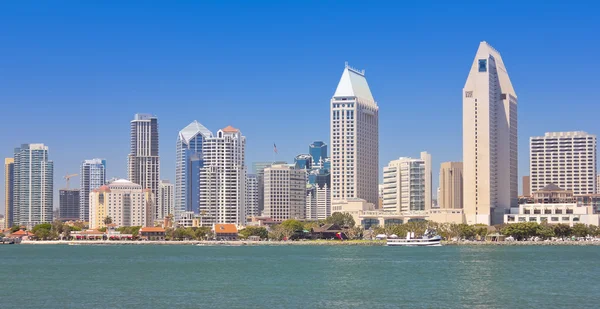 A View of San Diego Bay and Downtown — Stock Photo, Image