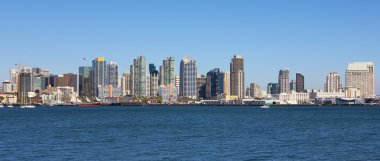 san diego Körfezi ve şehir merkezinde bir görünüm