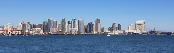 A View of San Diego Bay and Downtown — Stock Photo, Image