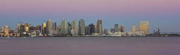 A View of San Diego Bay and Downtown — Stock Photo, Image