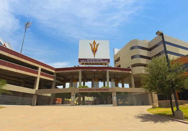 Ein Sonnenteufel Stadion erschossen, tempe, arizona — Stockfoto