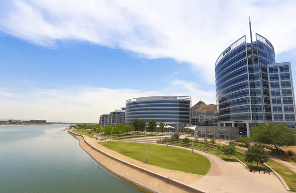 A Hayden Ferry Lakeside Panorama View, Tempe — Stock Photo, Image