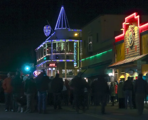 An Historic Downtown Flagstaff, Arizona, Réveillon du Nouvel An — Photo