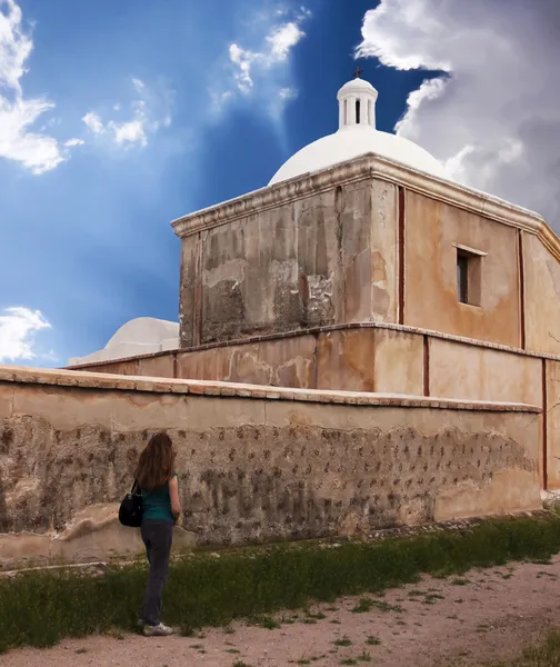 Старая миссия, Тумакакори Национальный исторический парк — стоковое фото