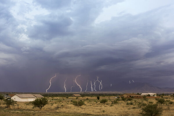 Танец молний возле Сан-Хосе
