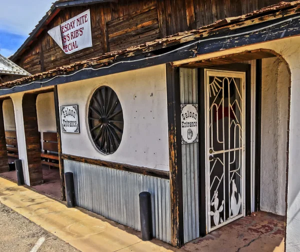 Sebuah Pintu Masuk Saloon di sebuah Restoran tua — Stok Foto