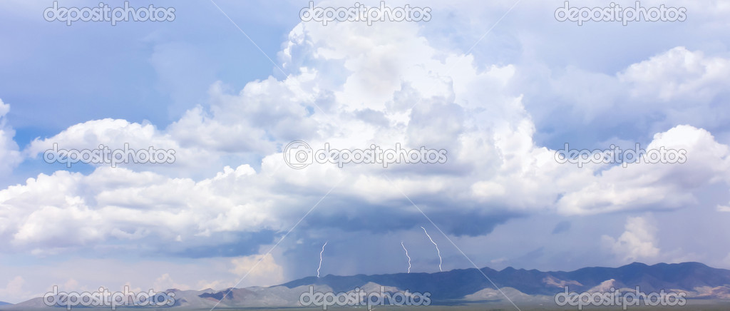 A Trio of Lightning Bolts in the Mountains