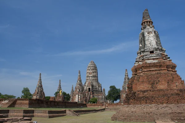 Chaiwattanaram temploma Ayutthaya történelmi Park, Thaiföld — Stock Fotó