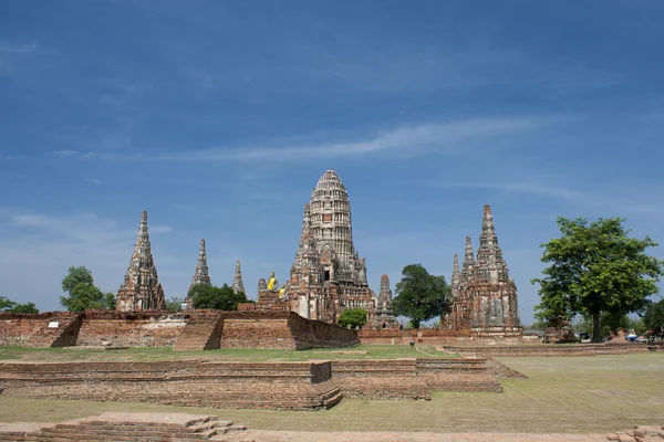 Templo Chaiwattanaram en el Parque Histórico de Ayutthaya, Tailandia —  Fotos de Stock