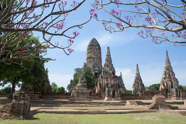 Chaiwattanaram temploma Ayutthaya történelmi Park, Thaiföld — Stock Fotó