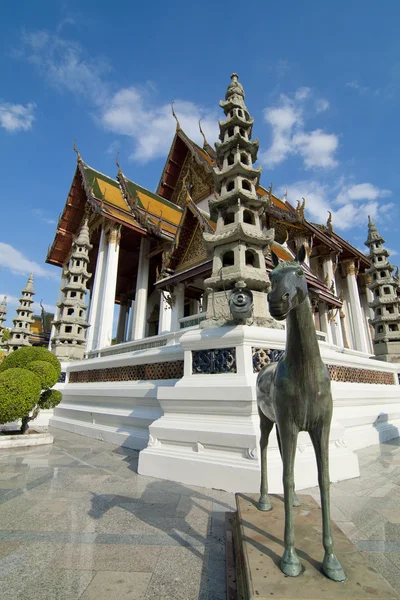 Wat Suthat rayal temple of Bangkok, Thailand — стоковое фото