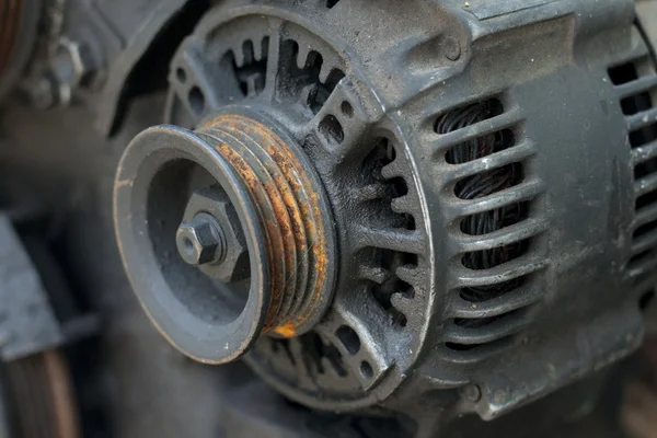 Scrap metal from car engine — Stock Photo, Image