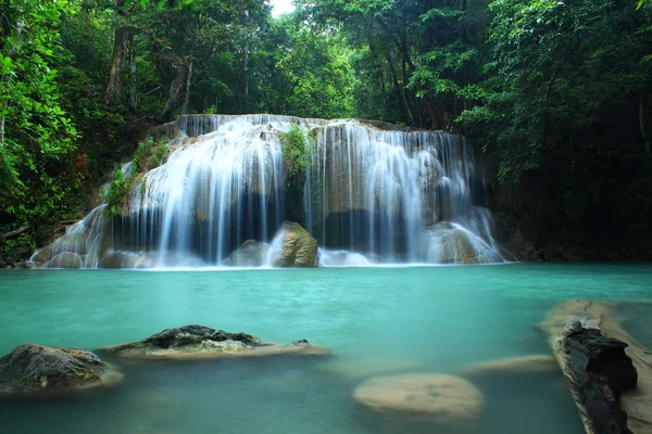 Cachoeira de Erawan, Kanchanaburi, Tailândia Fotografia De Stock